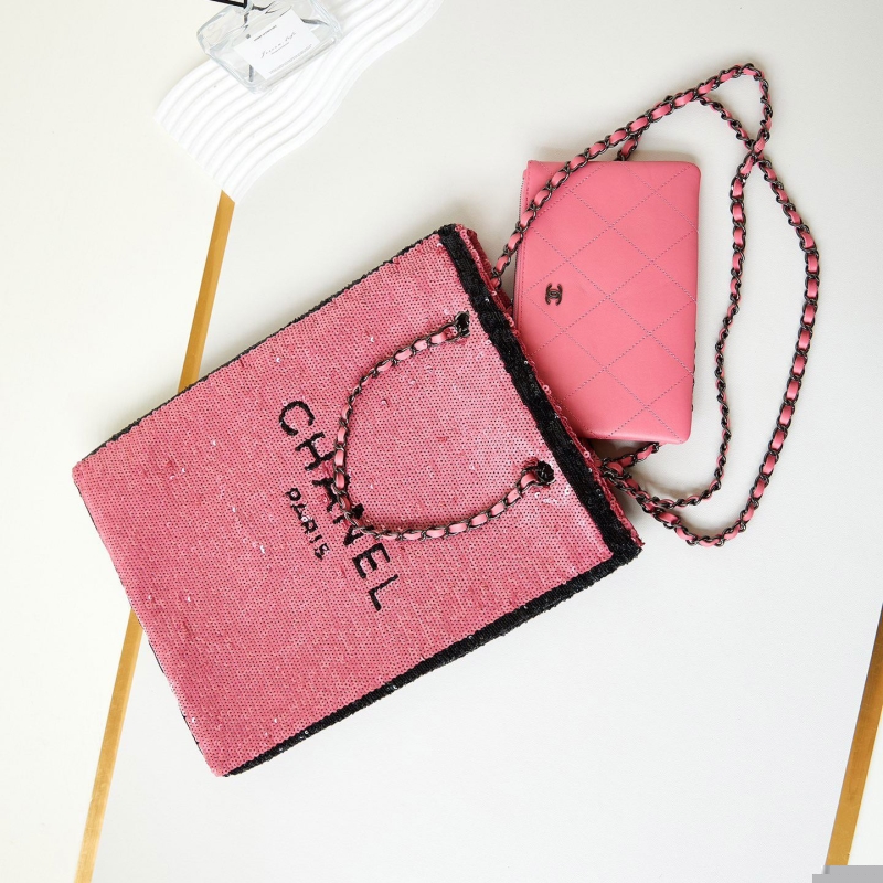 Ch*el shopping bags